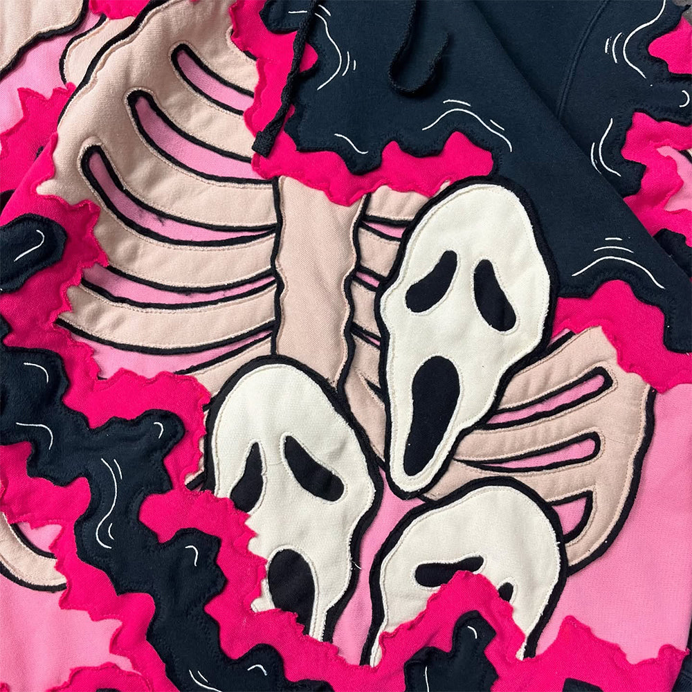 Skull Scream Cut and Sewn Hoodie