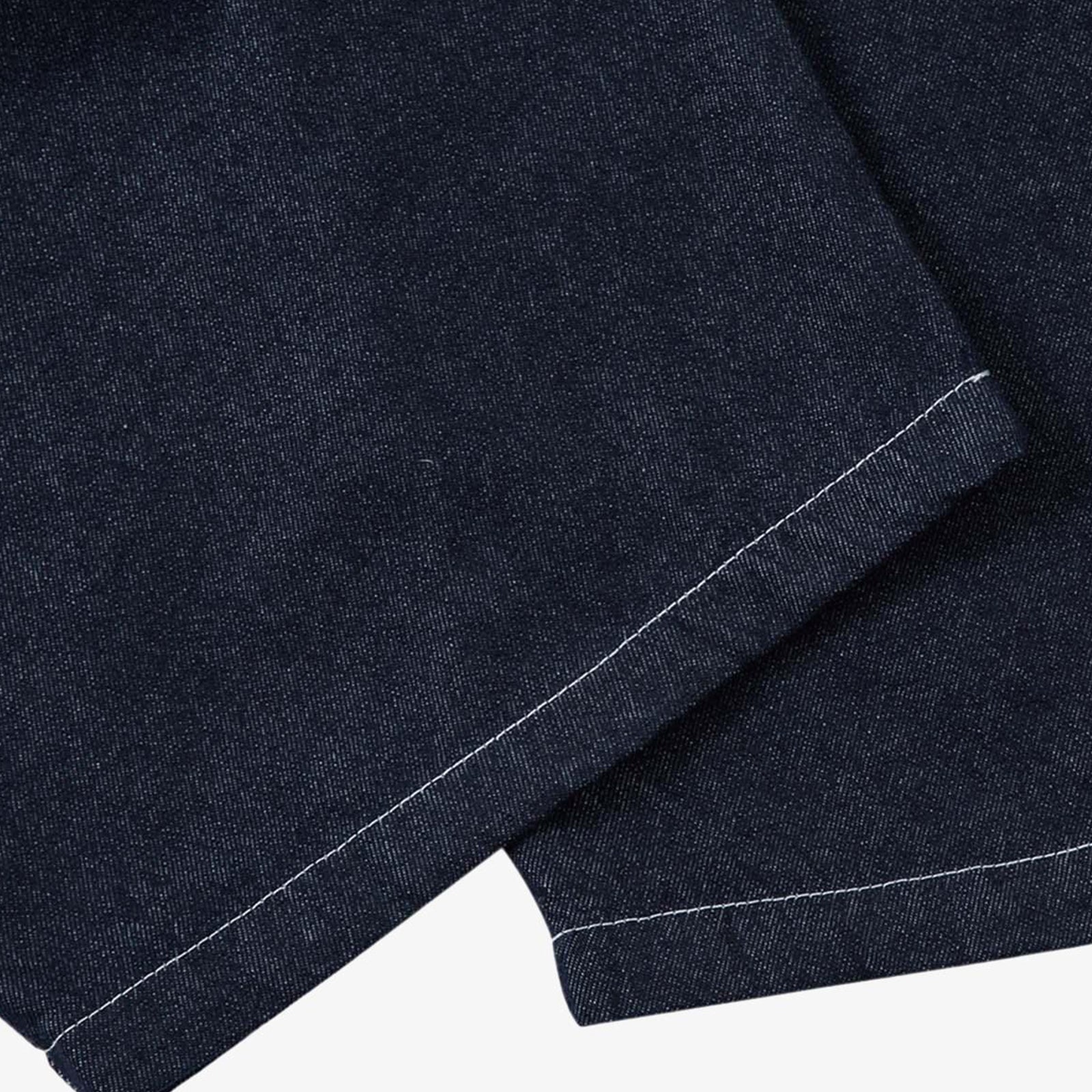 Deconstructed Contrast Stitching Pleated Baggy Barrel Jeans