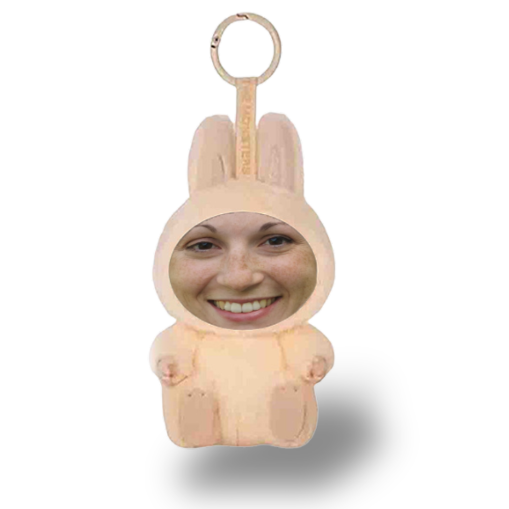 Custom Yebubu (Version 2) Plush Keychain – Personalized Face in Different Colors