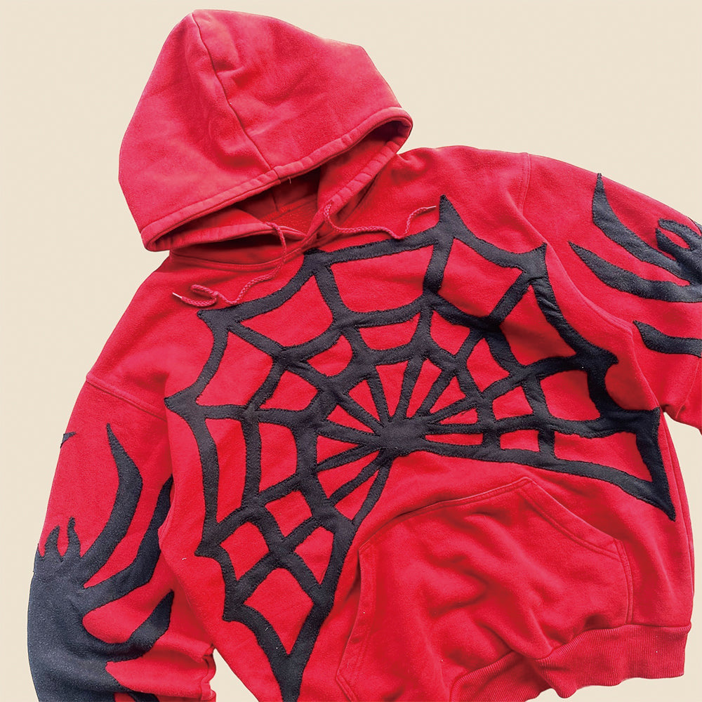Spider Element Cracked Hoodie