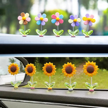 Mini Shaking Sunflowers Dashboard Bobblers product image
