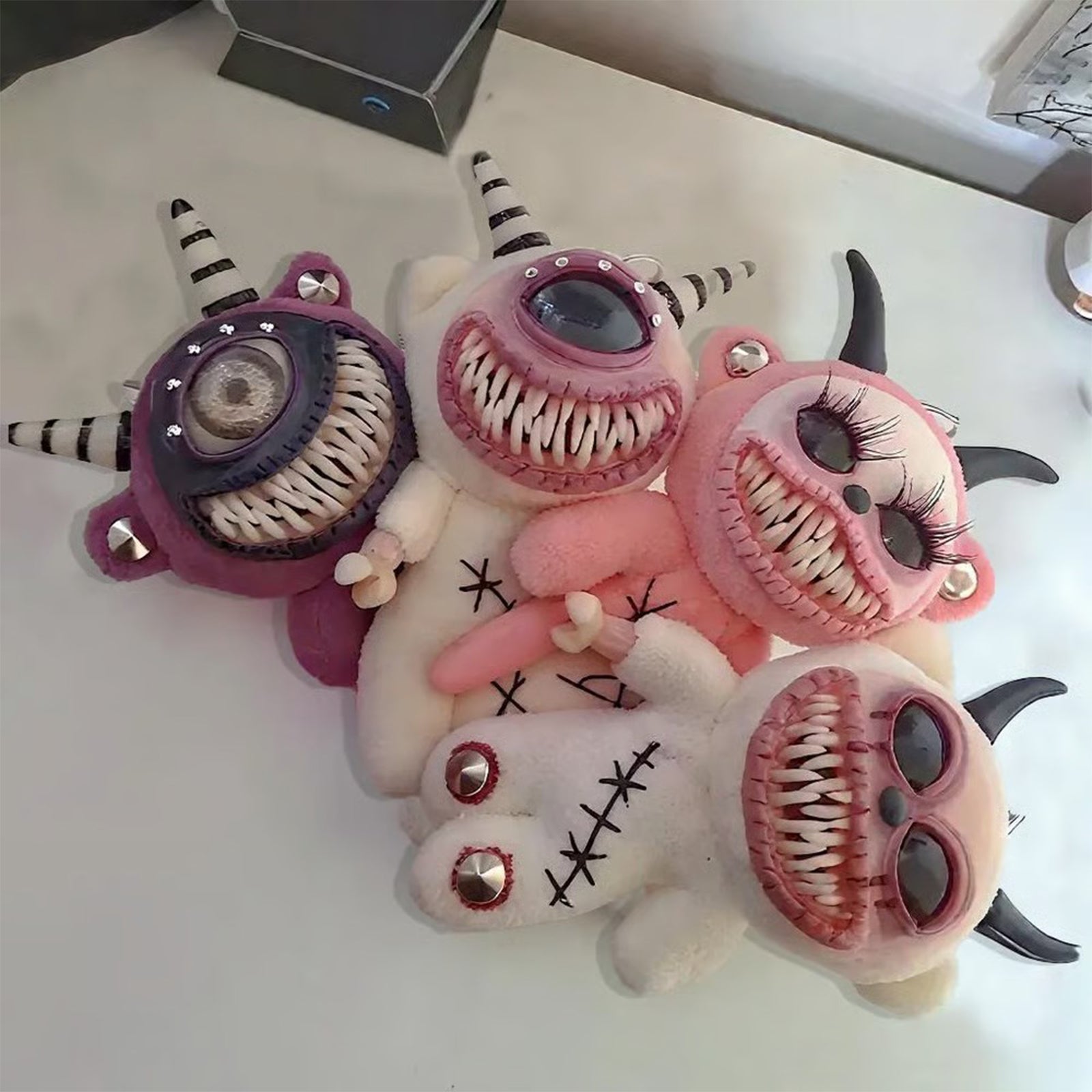 Horror Doll Keychain Halloween Pendant