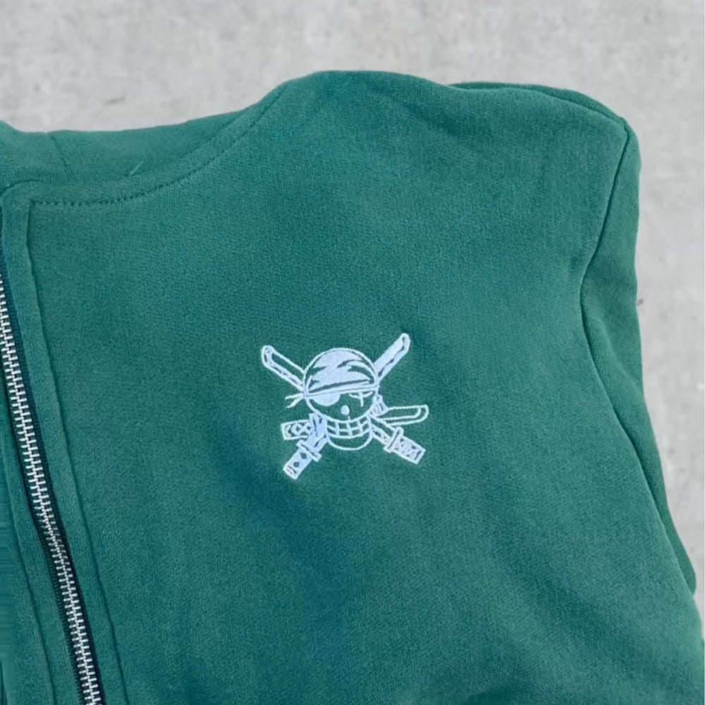 NeoToon Embroidered Zip Hoodie