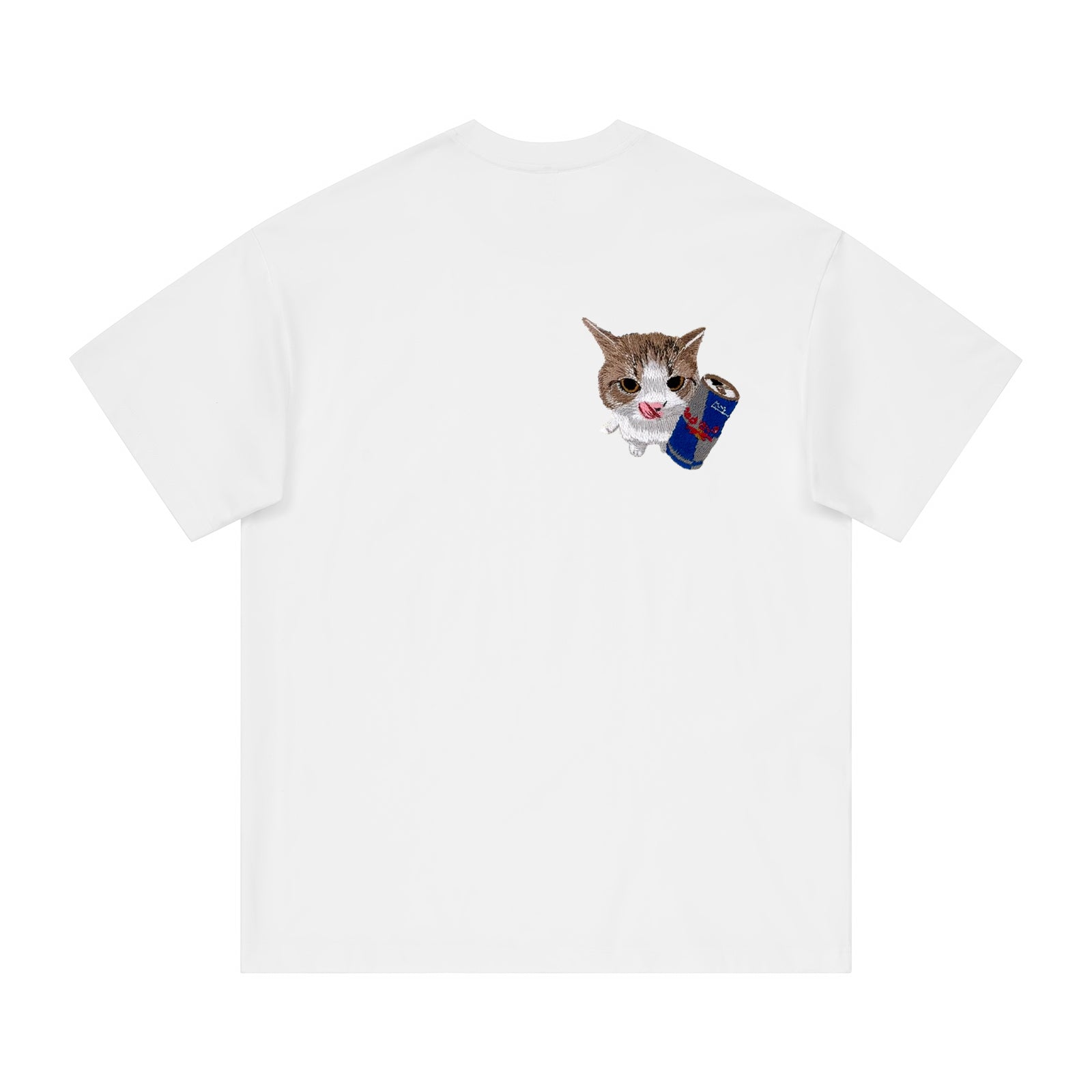 Popular Cat Embroidery Tee