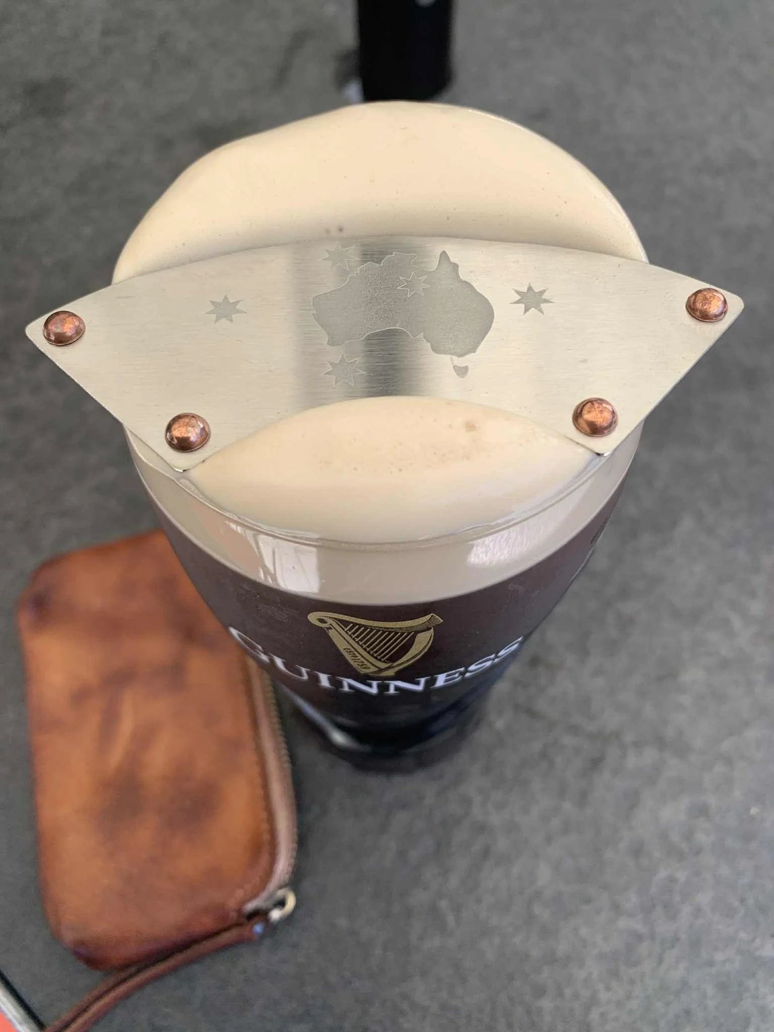 DryStache Stainless Moustache Guard - Southern Cross - Bush Ranger Australian Southern Cross Edition.