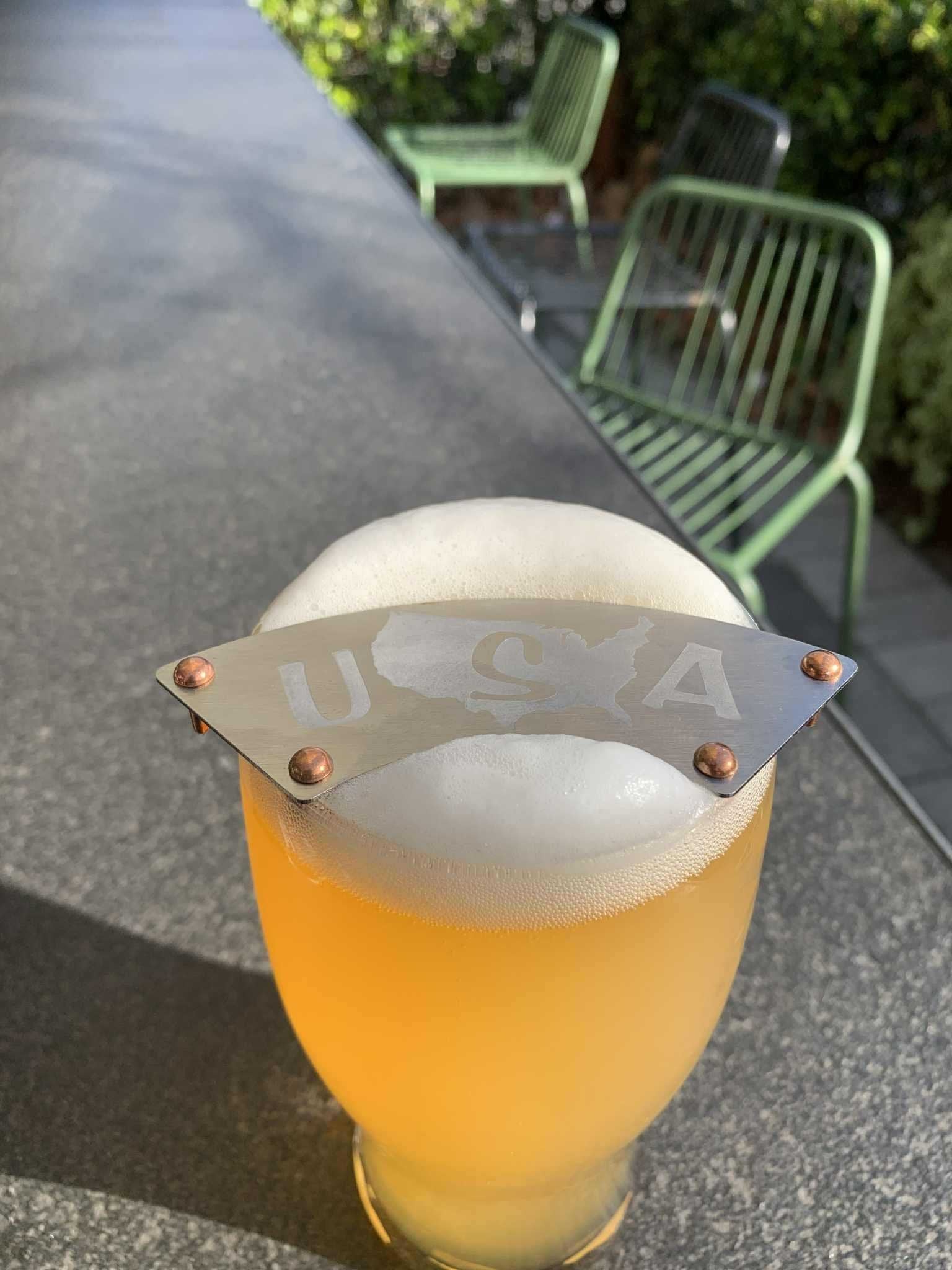 DryStache Stainless Moustache Guard - USA Edition - Bush Ranger Mustache Guard - USA - edition