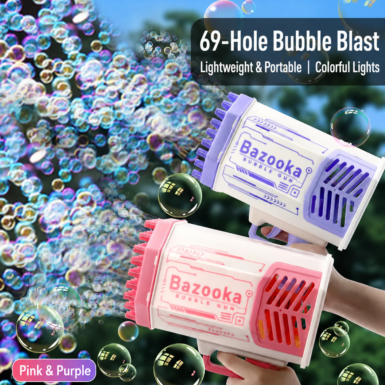 Electric Rocket Bubble Gun