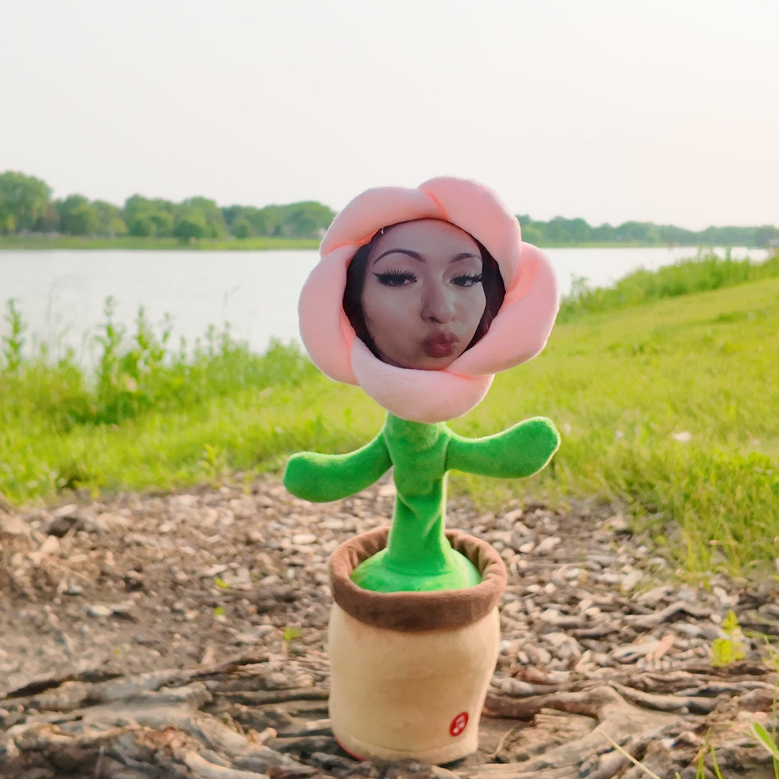 Custom Flower Face Bluetooth