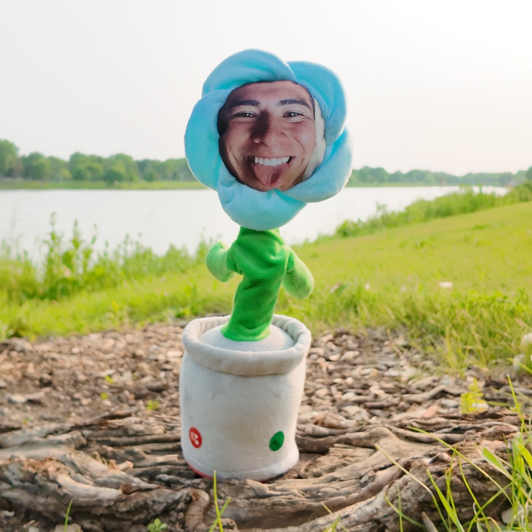 Custom Flower Face Bluetooth