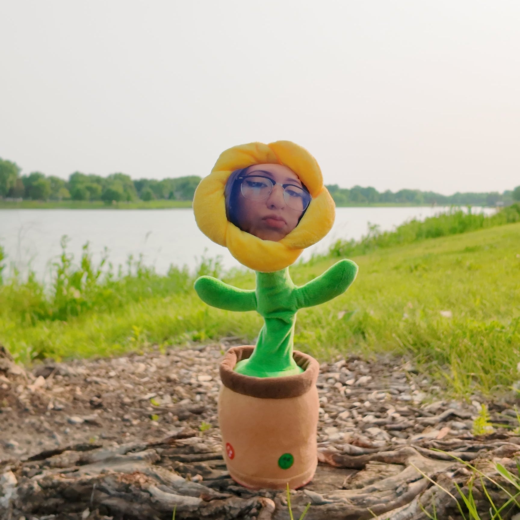 Custom Flower Face Bluetooth