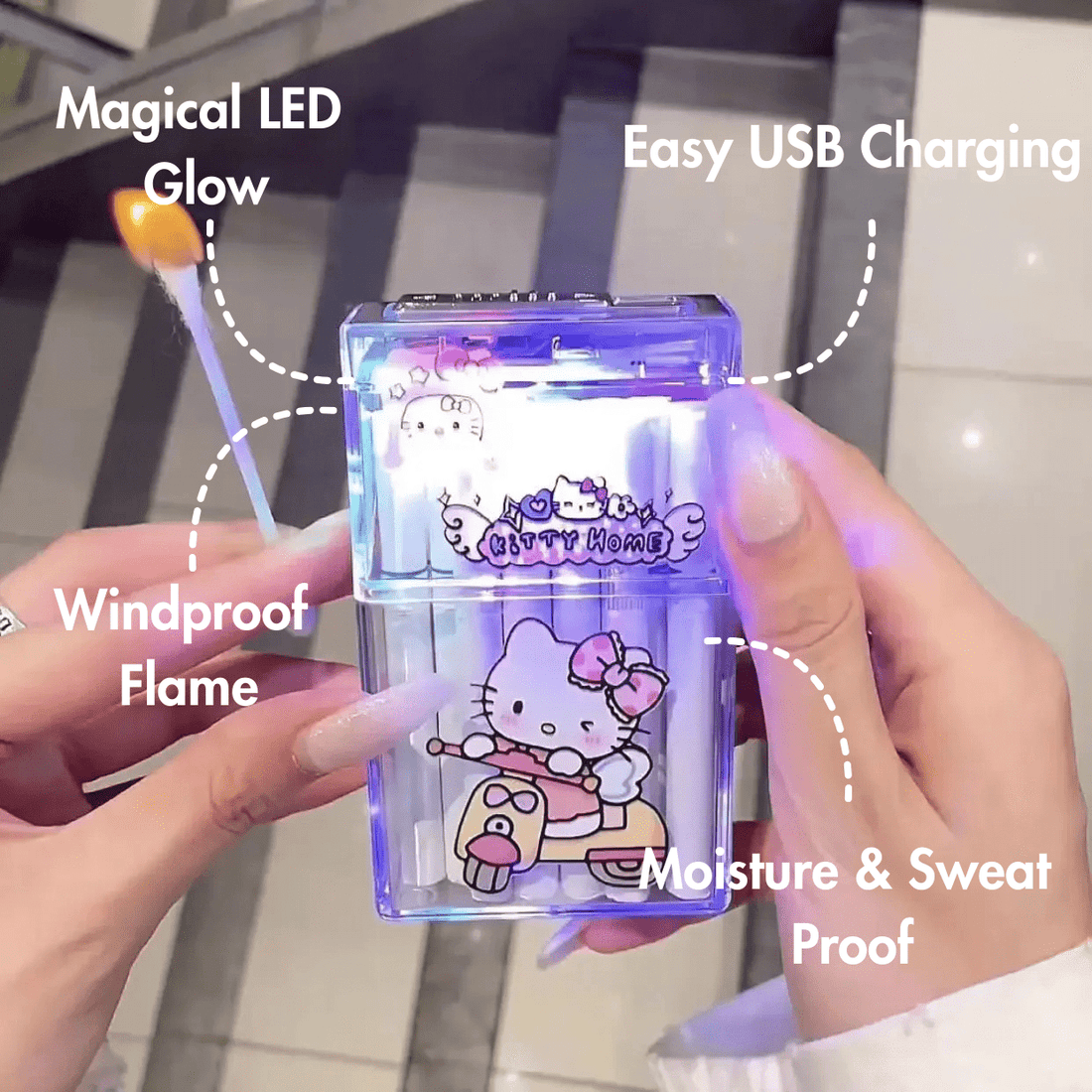 Hello Kitty LED Case Lighter