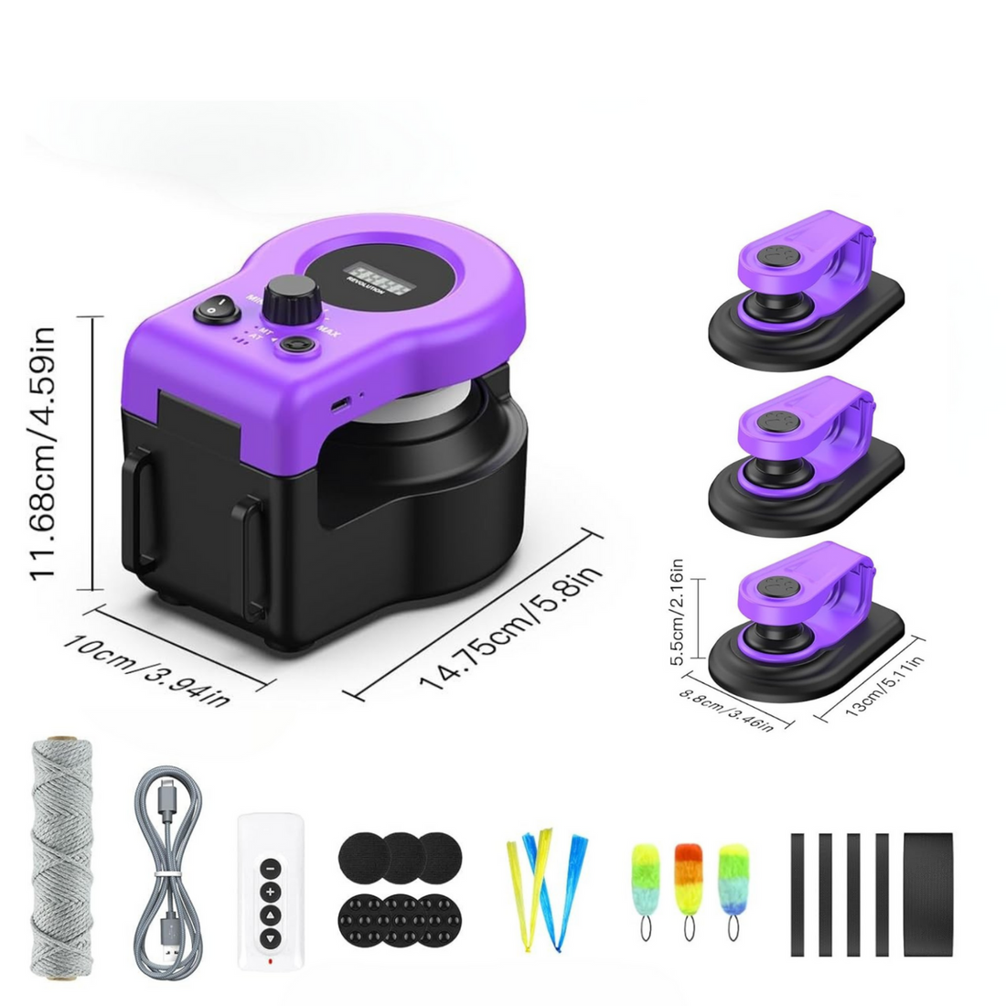 Smart Interactive Cat Toy Automatic Moving Feather Teaser with Adjustable Speed & LED Control