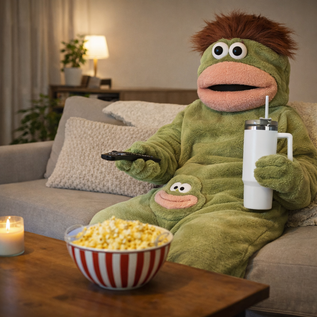Funny Cartoon Plush Onesie Ultra-Soft Cozy Lounge & Relax Outfit