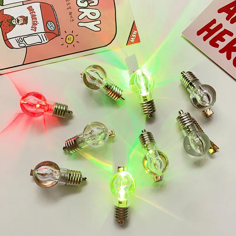 Funny LED Light Bulb Hair Clip