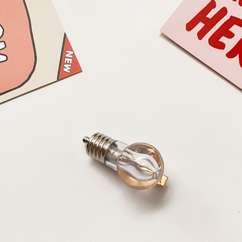 Funny LED Light Bulb Hair Clip