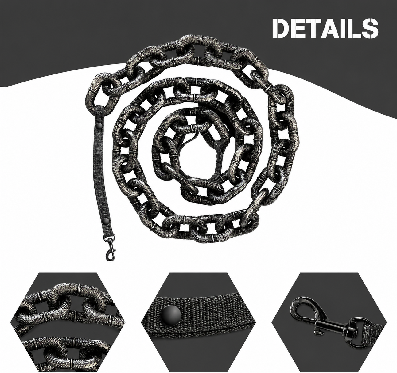 Oversized Chain Dog Leash