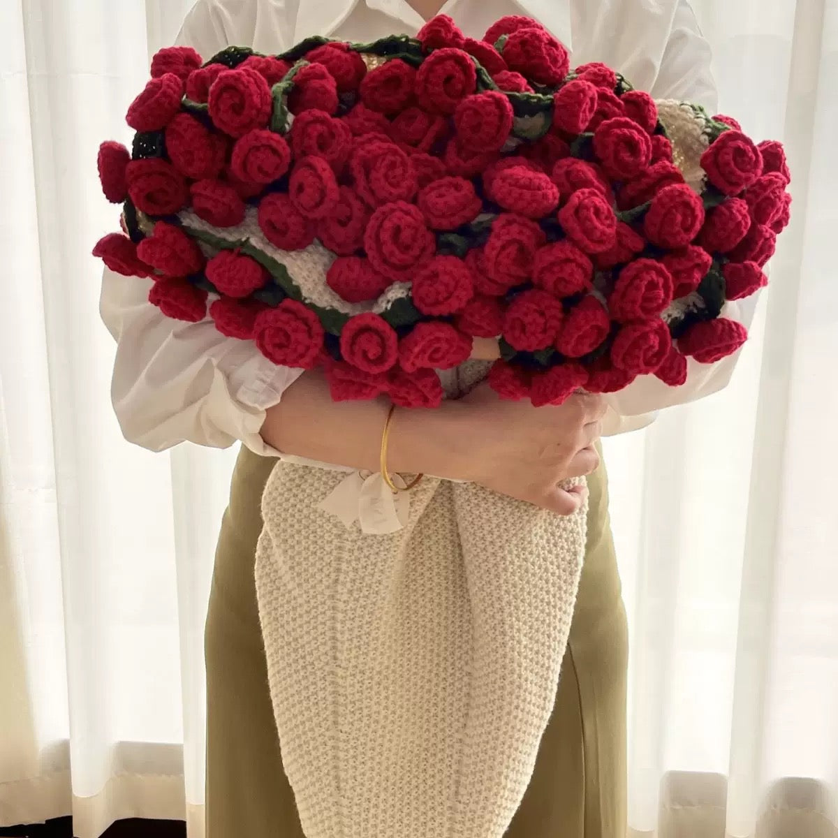 Handmade Flower Blanket