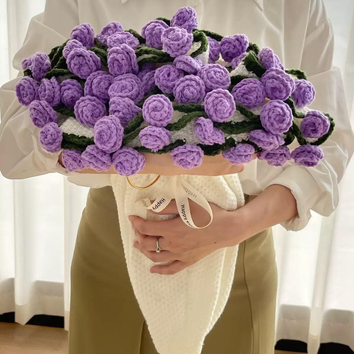 Handmade Flower Blanket