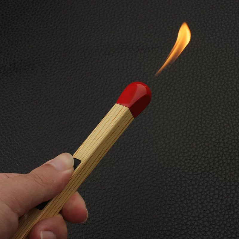 Refillable Long Reach Adjustable Flame Wooden Matchstick Lighter