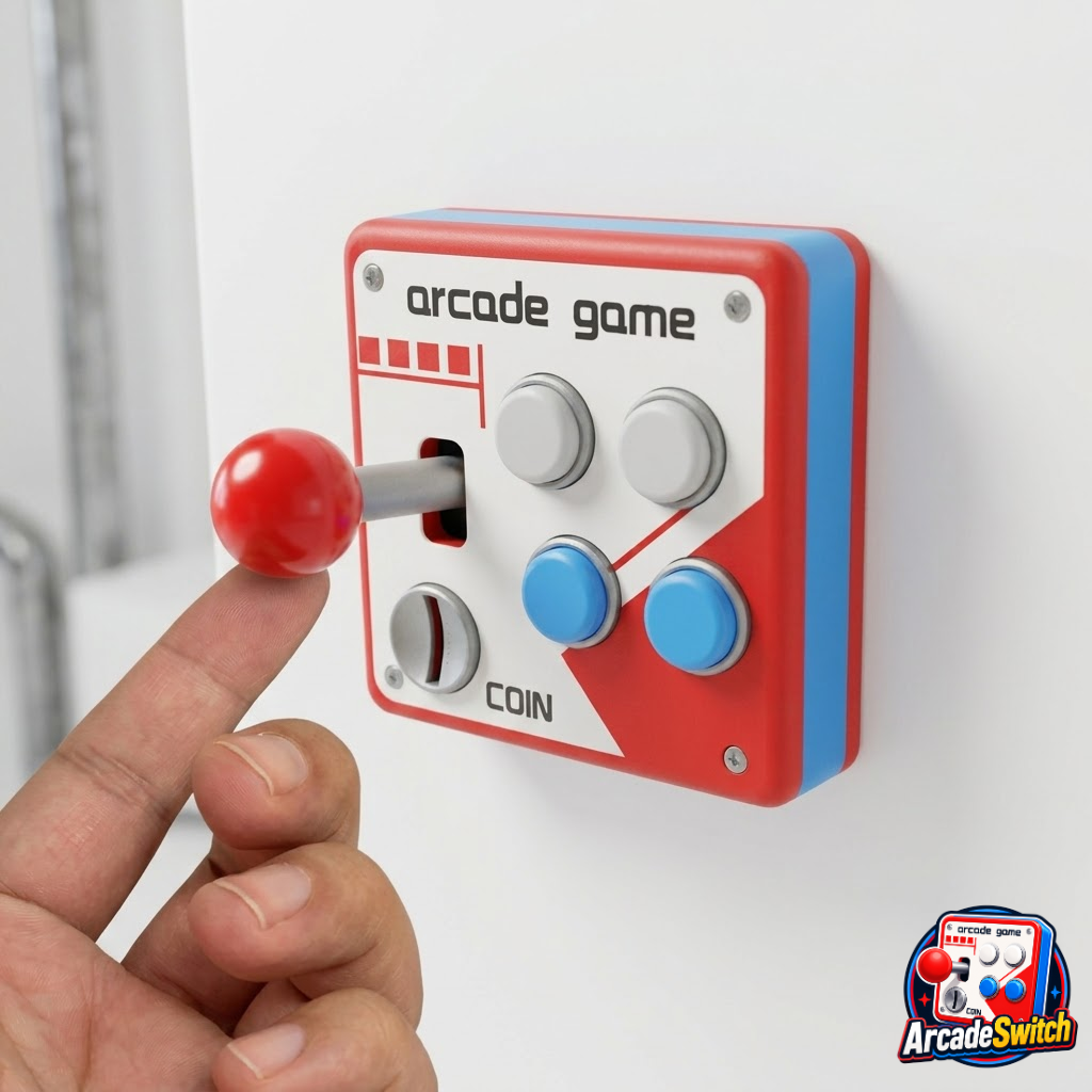 ArcadeSwitch Retro Joystick Light Switch Cover product image
