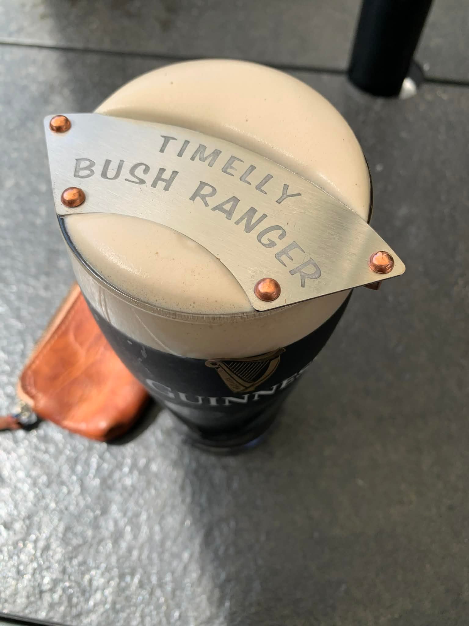 DryStache Stainless Moustache Guard - Personalized - Personalised Bush Ranger™ Moustache Guard