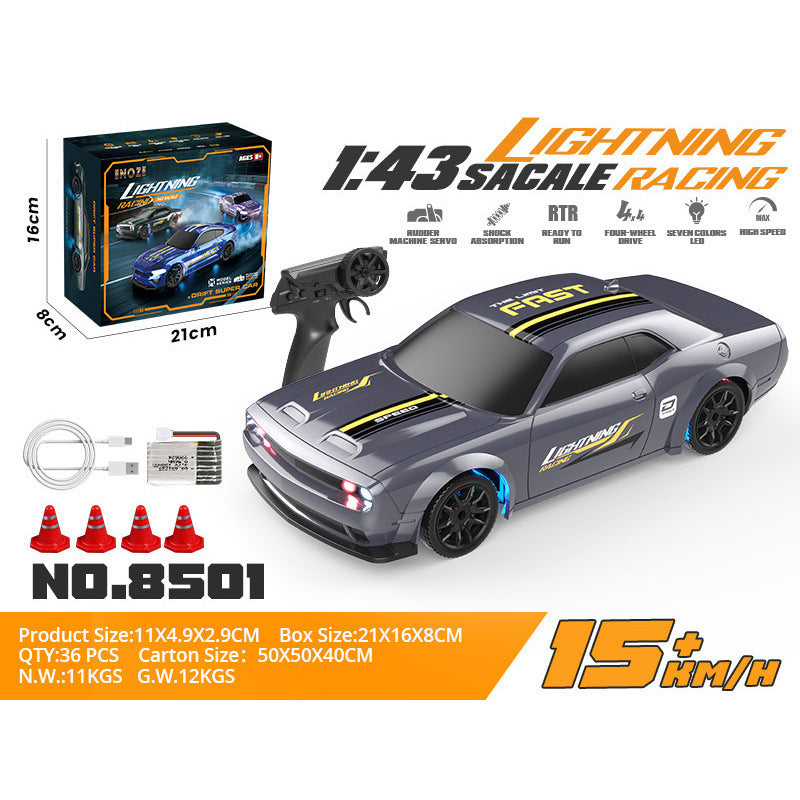 1/43 Scale High-Speed RC Drift Car