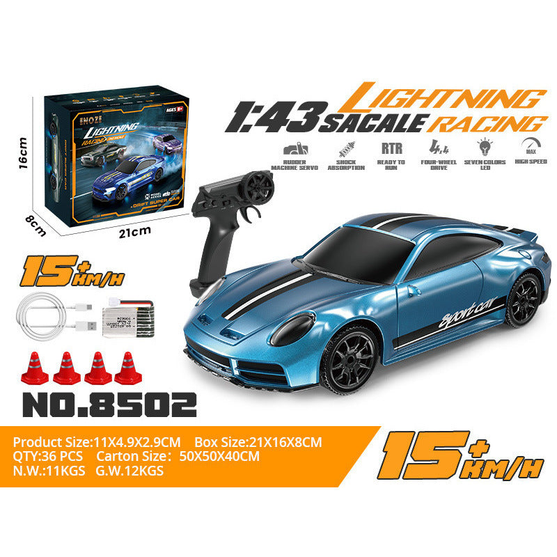 1/43 Scale High-Speed RC Drift Car