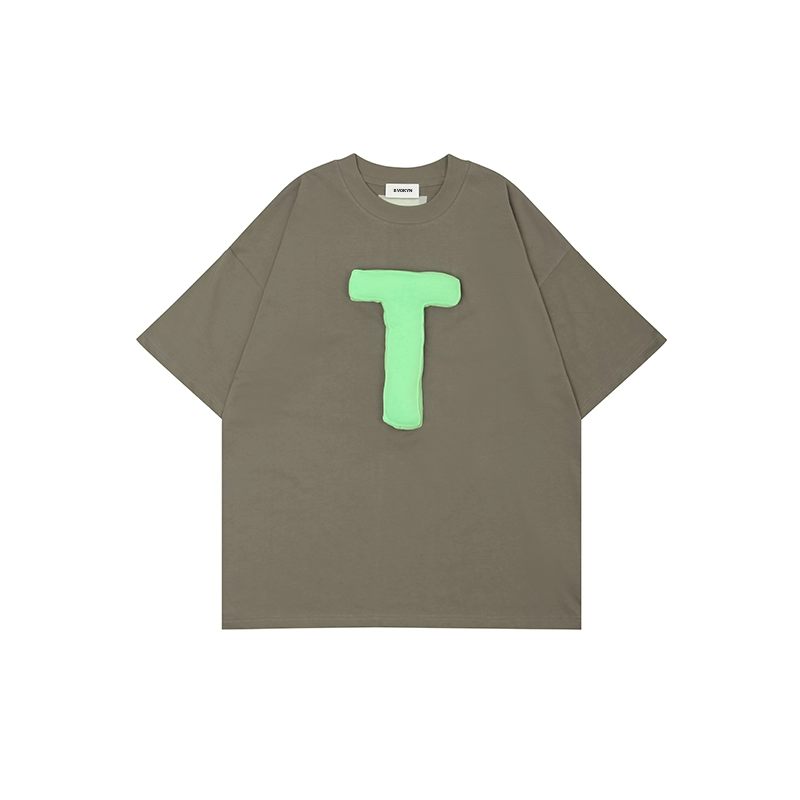 Alphabet 3D Style A to Z Letter Graphic T-Shirt
