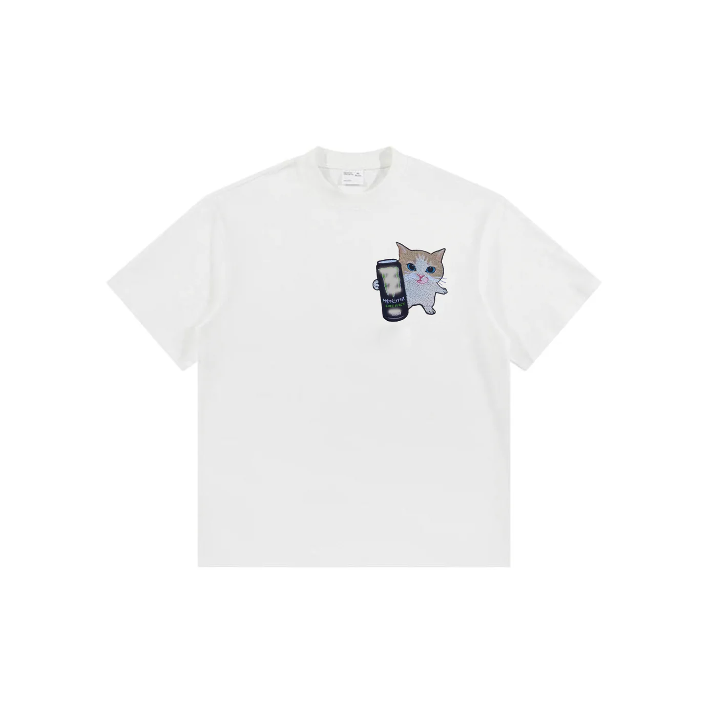 Custom Meowster Energy T-shirt（White）
