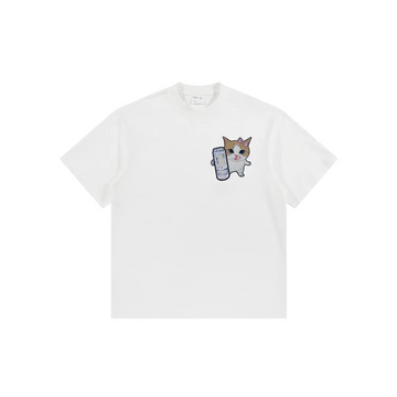 Custom Meowster Energy T-shirt（White）