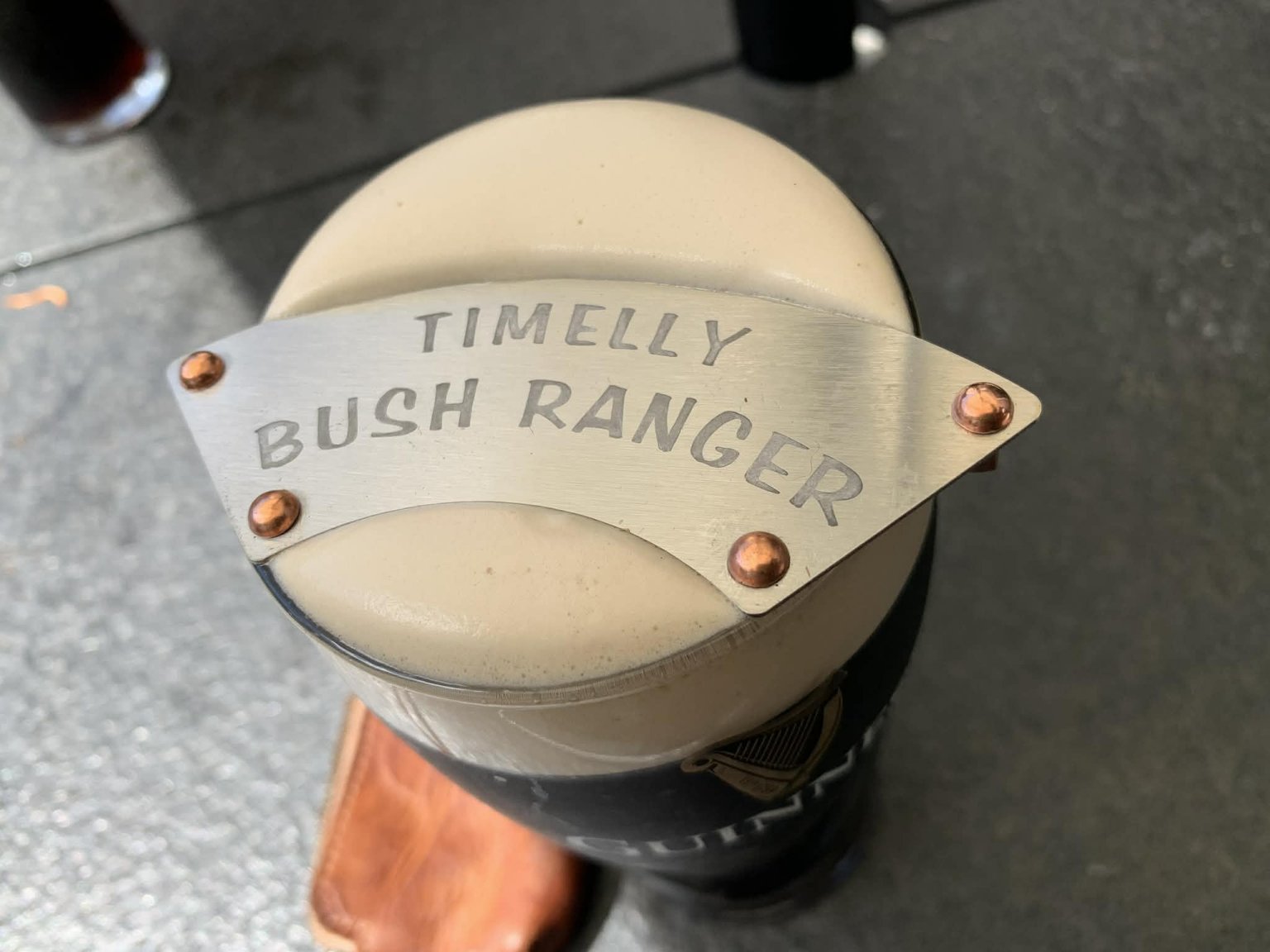 DryStache Stainless Moustache Guard - Personalized - Personalised Bush Ranger™ Moustache Guard