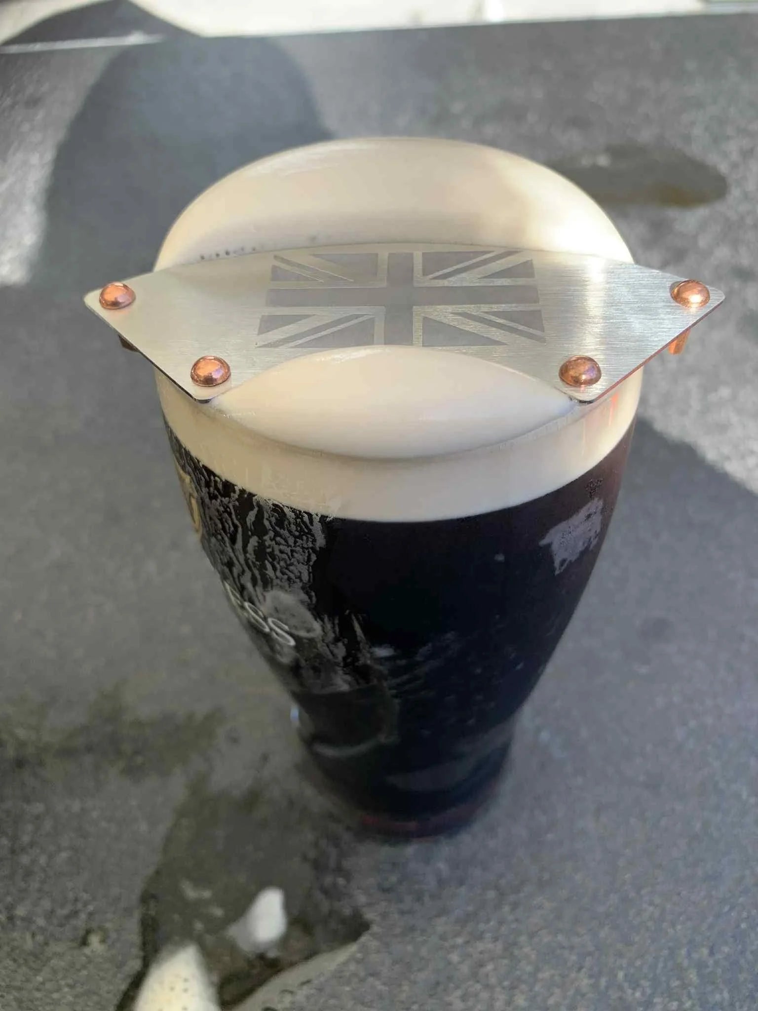 DryStache Stainless Moustache Guard - Union Jack - Bush Ranger™ Union Jack Edition - Moustache Guard