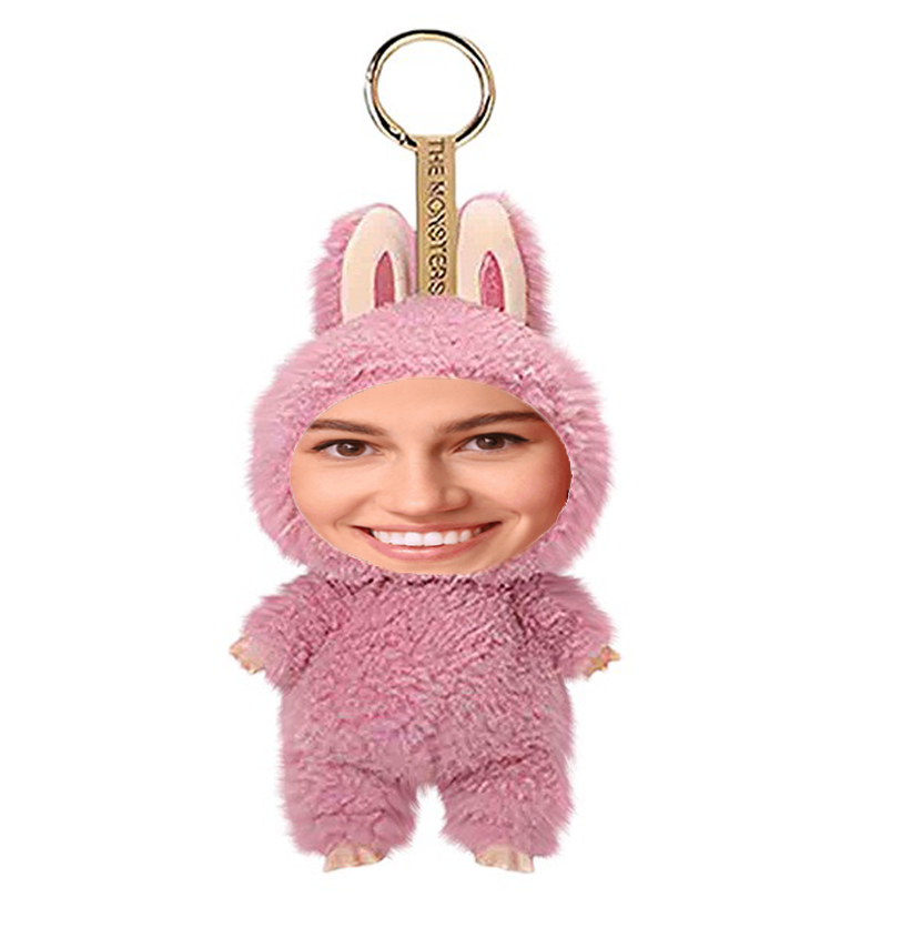 Funny Custom Yebubu Plush Keychain with Your Face – Perfect Gift In Different Colors