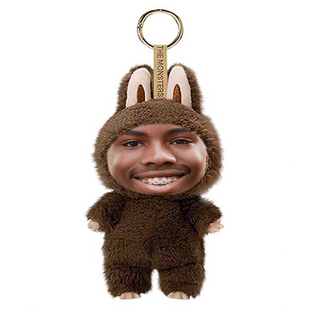 Funny Custom Yebubu Plush Keychain with Your Face – Perfect Gift In Different Colors