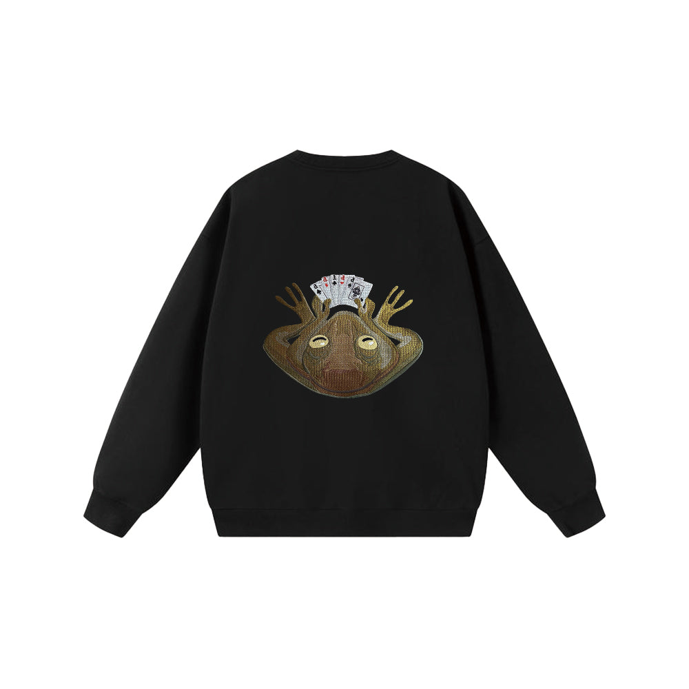 "Casino Frog" Coach Crewneck Sweatshirt