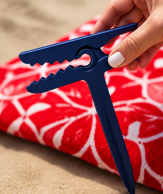 Sandy Grip beach towel anchor detail image