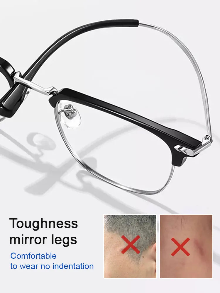 Intelligent Auto-Focus Reading Glasses – Blue-Light Blocking, No-Prescription Needed, Ultra-Lightweight Photochromic Lenses