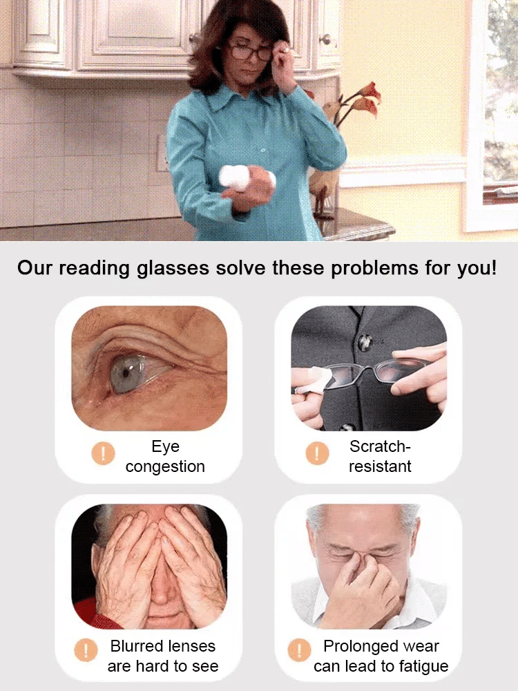 Intelligent Auto-Focus Reading Glasses – Blue-Light Blocking, No-Prescription Needed, Ultra-Lightweight Photochromic Lenses