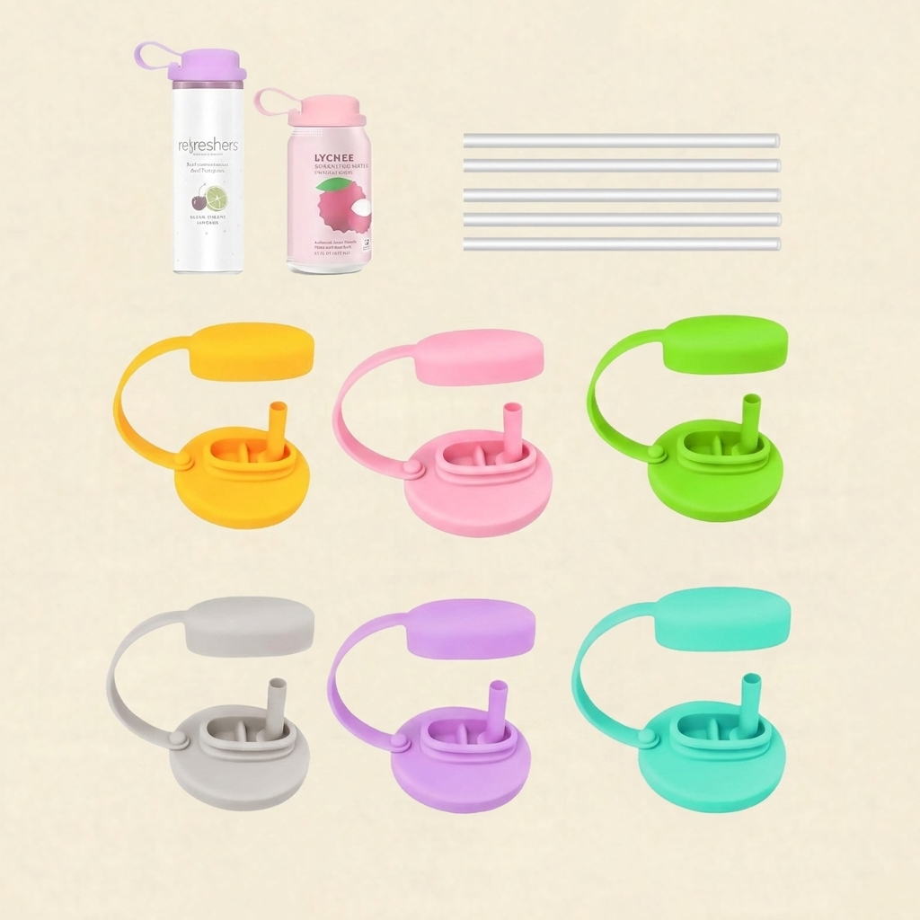 DualFlow Spill-Proof Can Lid & Straw product image 4