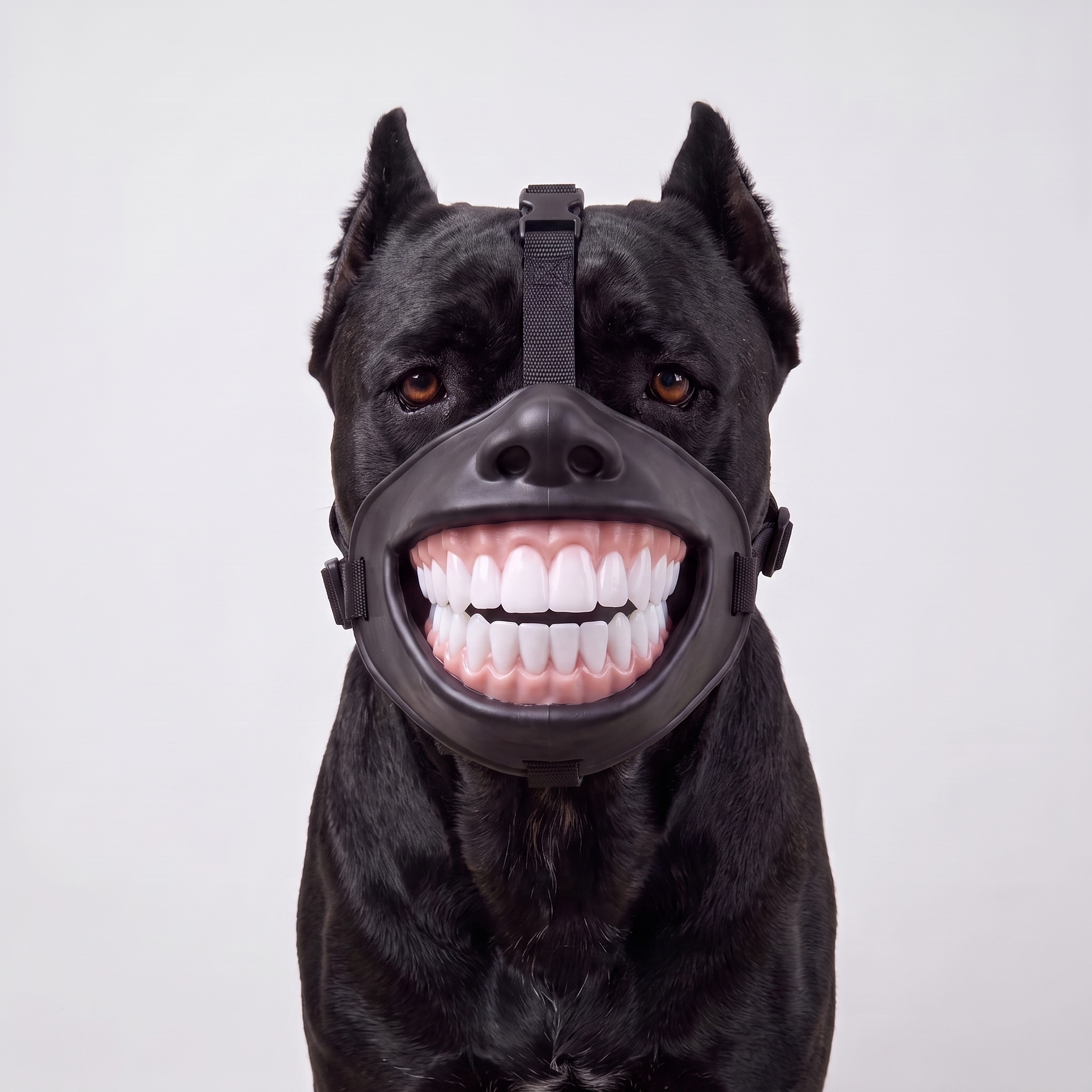 GrinGuard funny dog muzzle front view