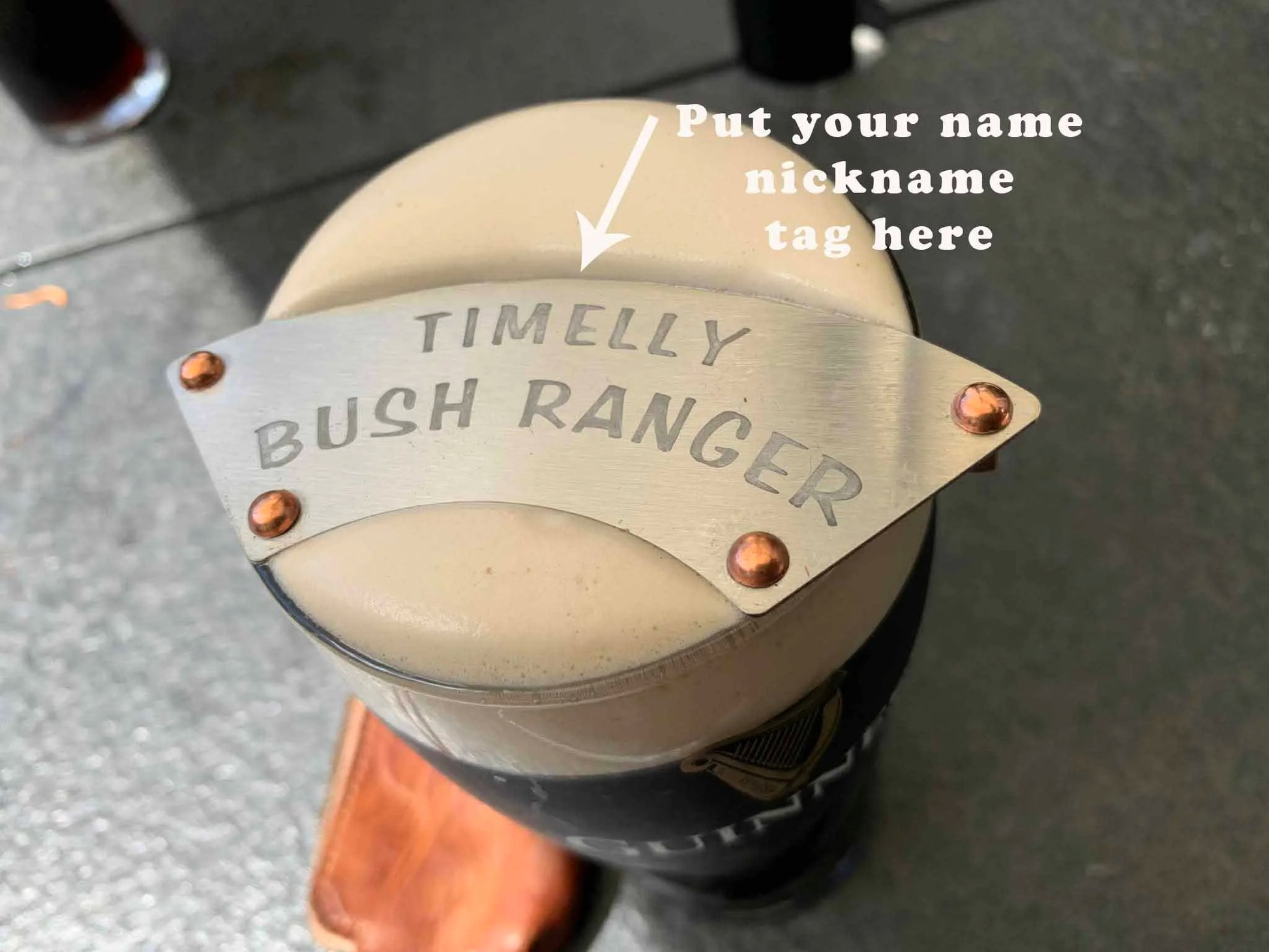 DryStache Stainless Moustache Guard - Personalized