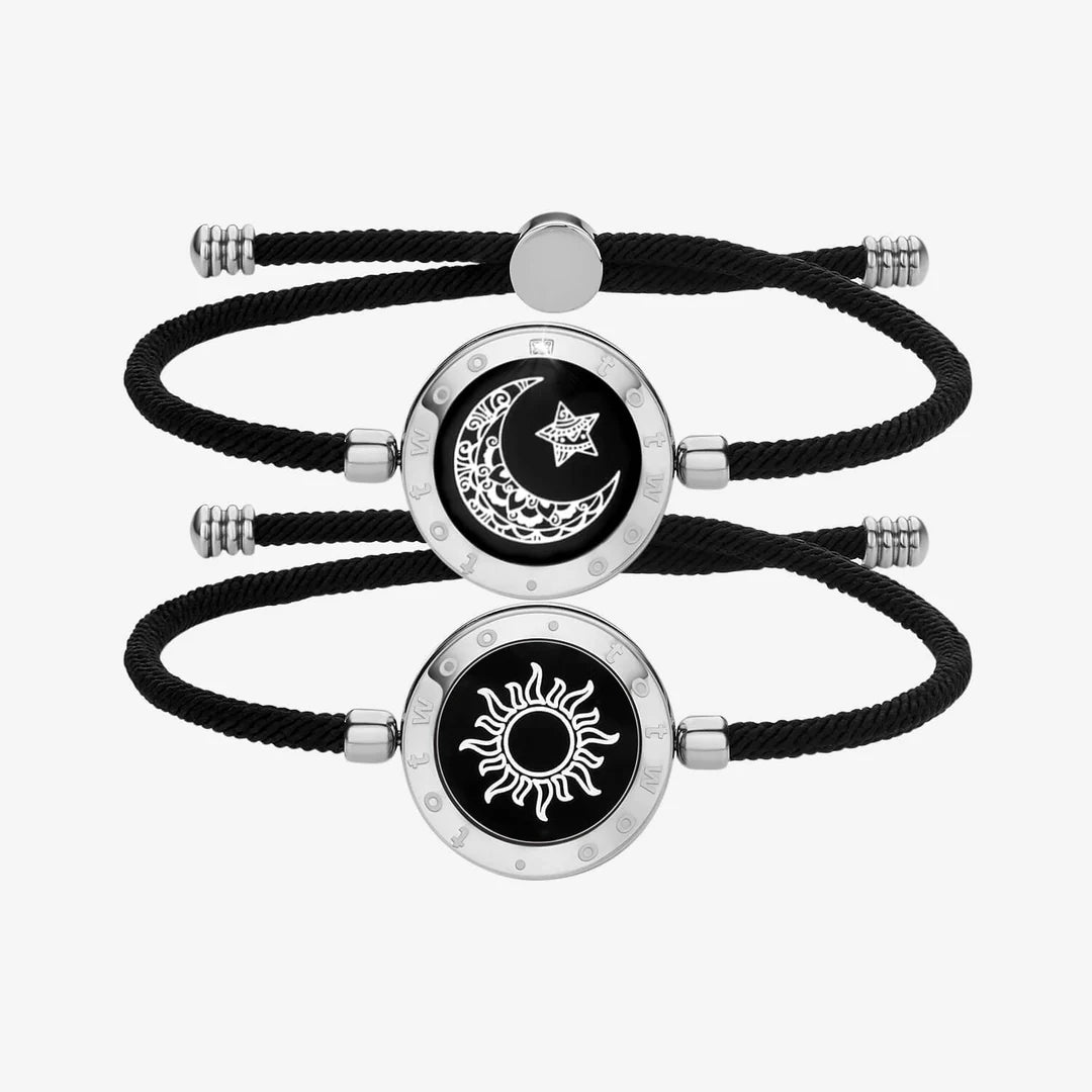 Sun & Moon Touch Bracelets with Milan Rope & Snake Chain and Figaro Chain